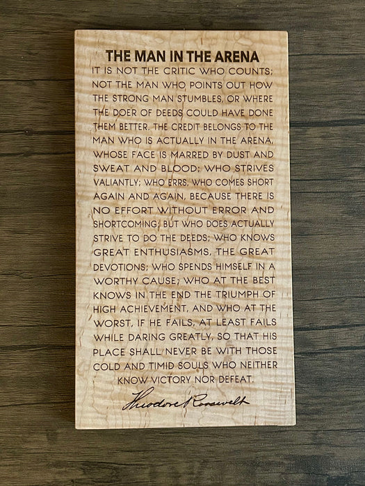 The Man in the Arena