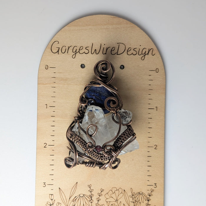 Crystal Lapis Pendant