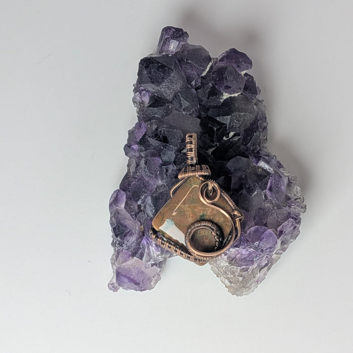 Double-sided Rainforest Japer Pendant