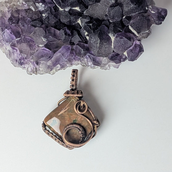 Double-sided Rainforest Japer Pendant
