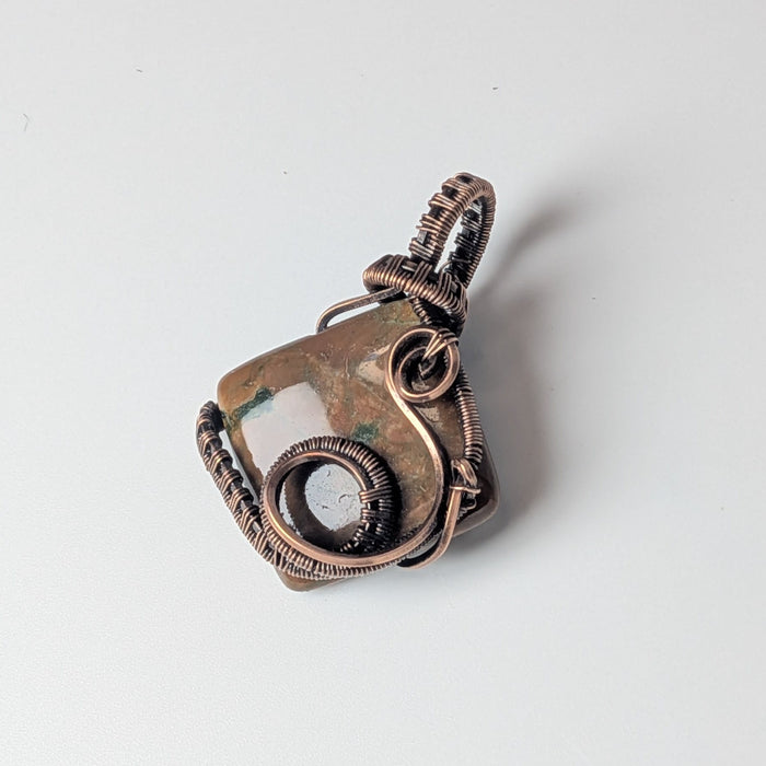 Double-sided Rainforest Japer Pendant