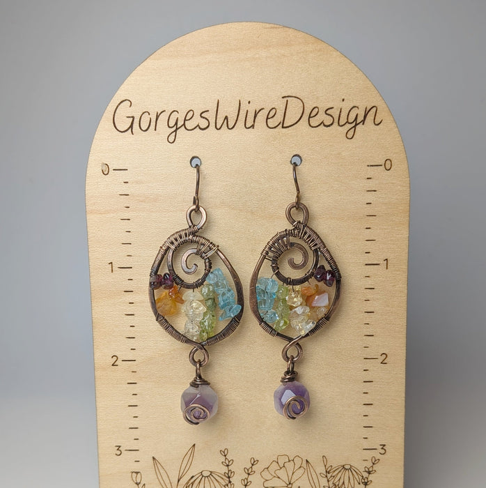 Rainbow Chakra Earrings