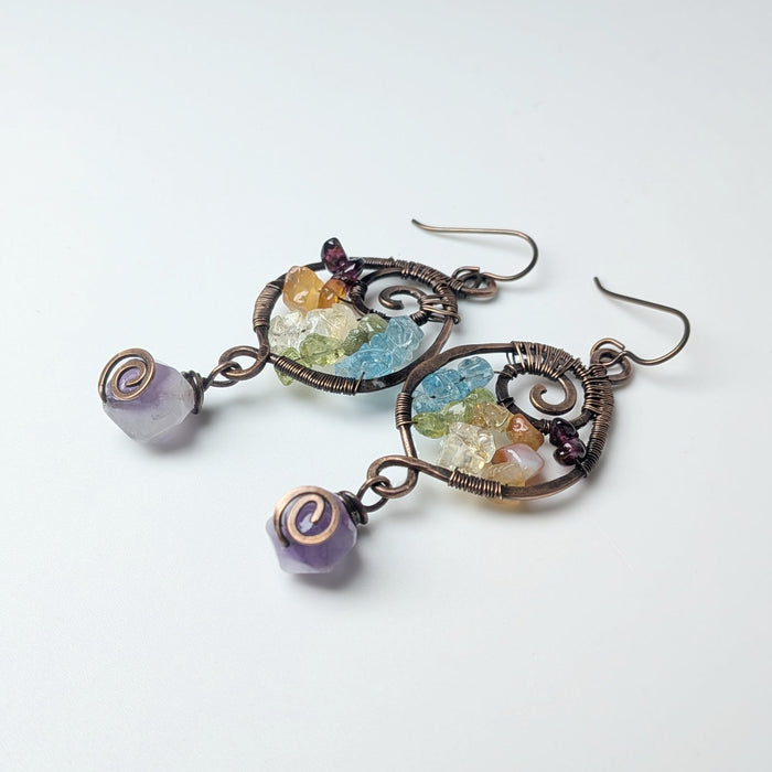 Rainbow Chakra Earrings