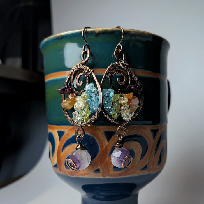 Rainbow Chakra Earrings