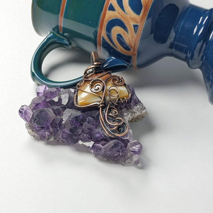 Carnelian Mushroom Pendant