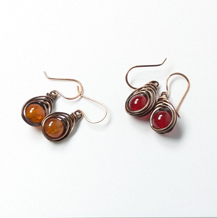Dangly Herringbone Earrings