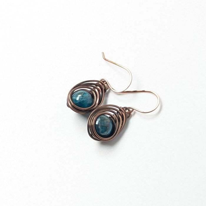 Dangly Herringbone Earrings