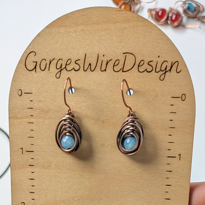 Dangly Herringbone Earrings