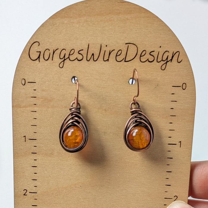 Dangly Herringbone Earrings