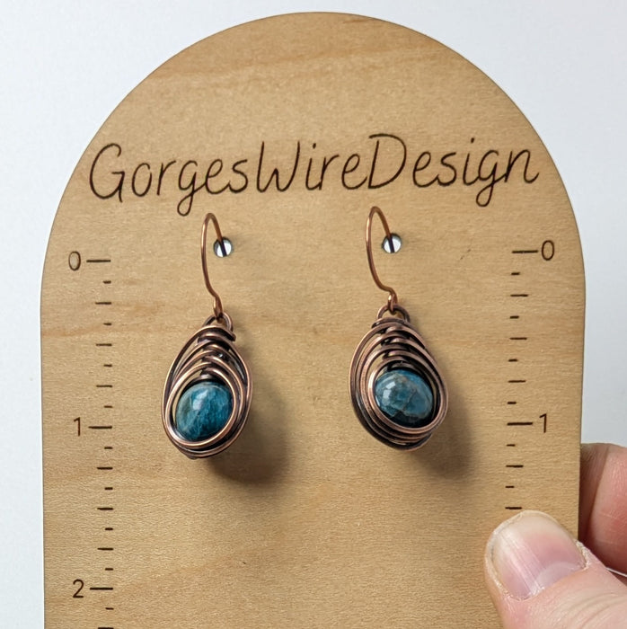 Dangly Herringbone Earrings