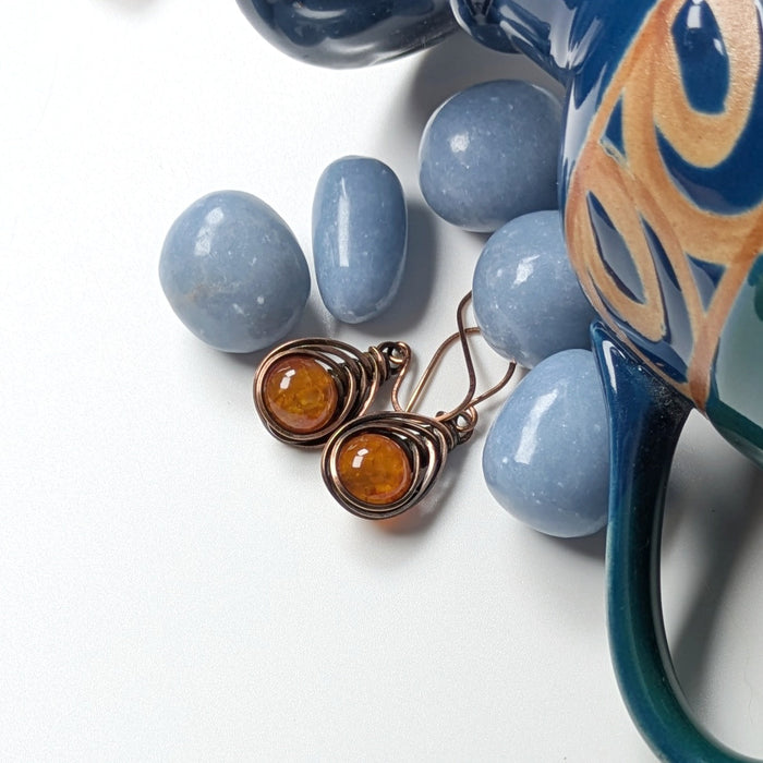 Dangly Herringbone Earrings