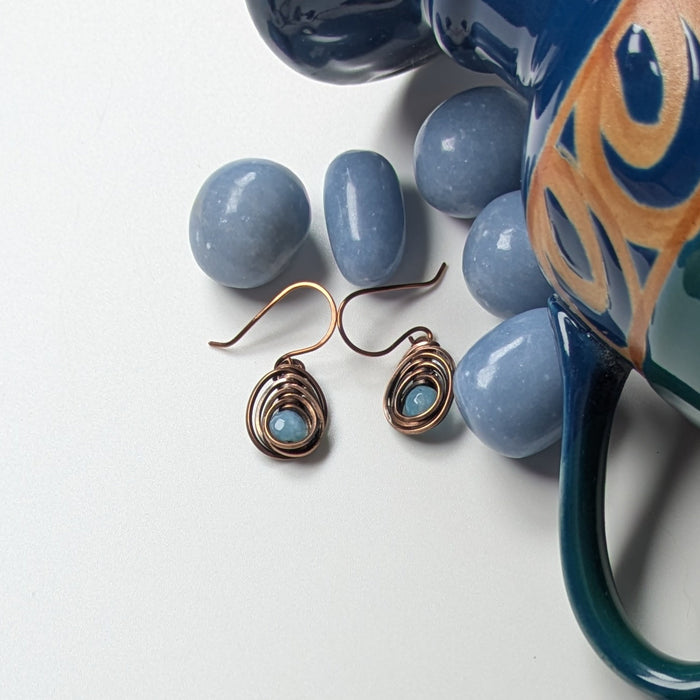 Dangly Herringbone Earrings