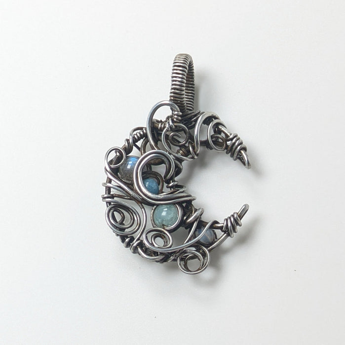 Labradorite Silver Moon