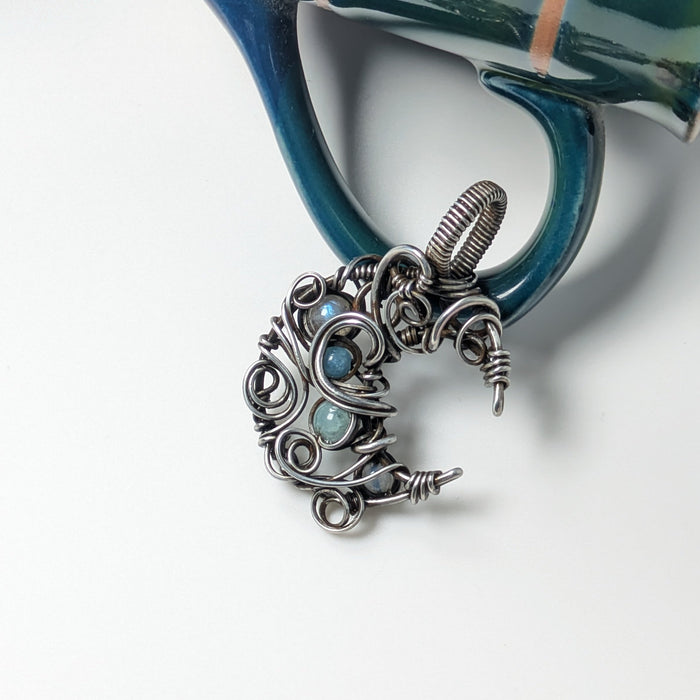 Labradorite Silver Moon