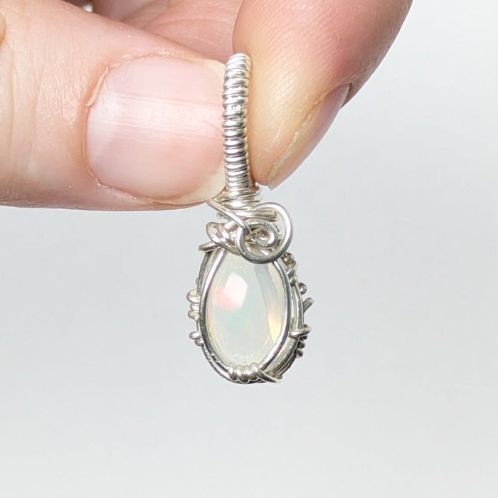 White Opal Pendant