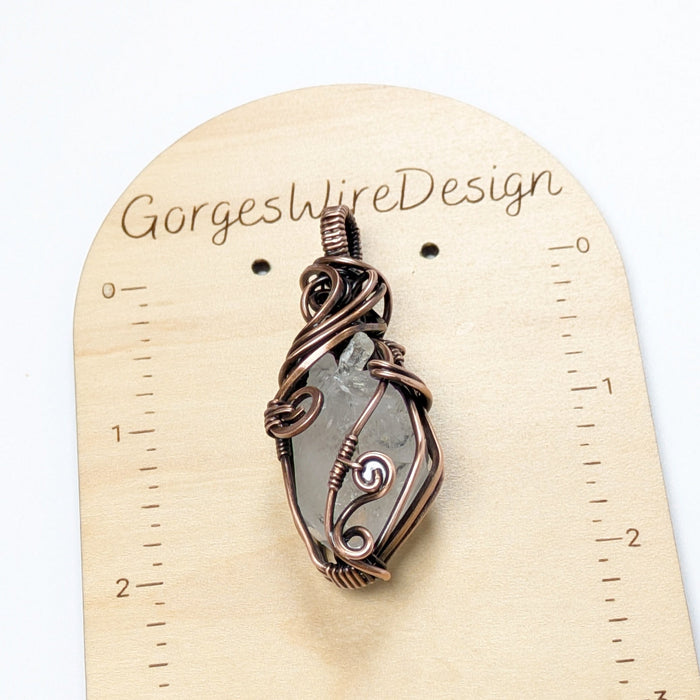 Reversible Quartz Crystal Pendant
