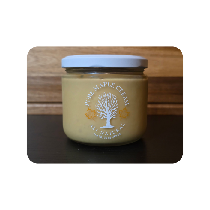 Maple Cream 16 Oz Glass Transparent .png