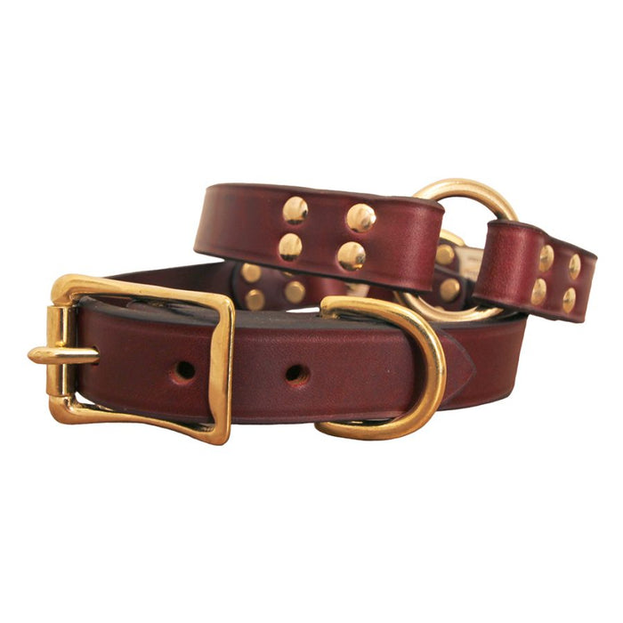 Center Ring Collar - Leather