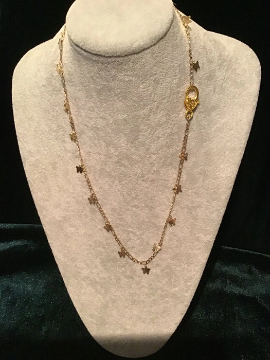 Sparkly Unique chain necklace