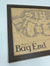 Map of Bag End with decorative border