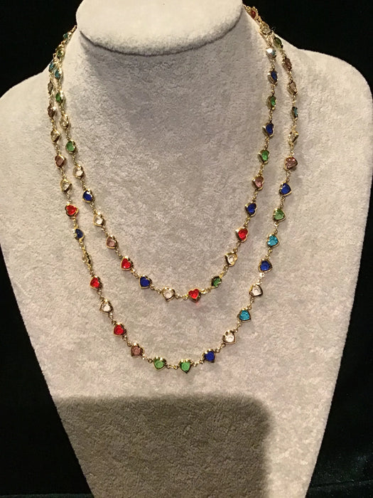 Sparkly Unique chain necklace