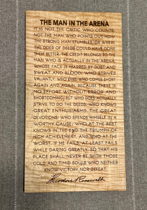 The Man in the Arena