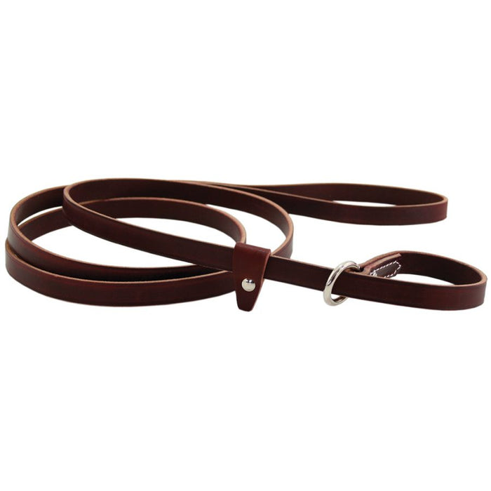 standard width burgundy slip leash