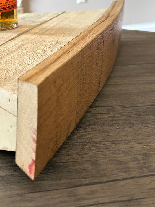 Wine Barrel Stave Corner Shelf