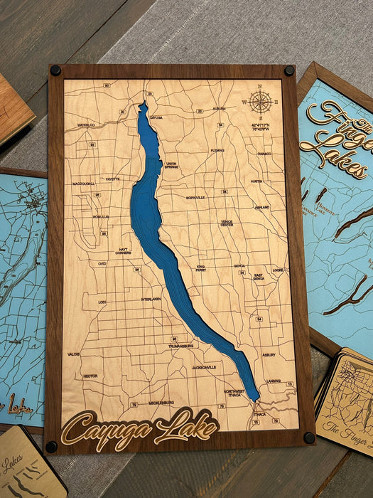 Finger Lakes Bathymetric Maps