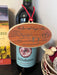 Finger Lakes depth chart ornament showing all 11 lake depths, handcrafted cherry and maple wood