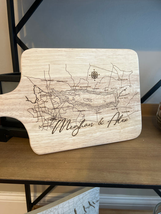 Custom Laser Engraved Cutting Boards | Personalized Wood Gifts