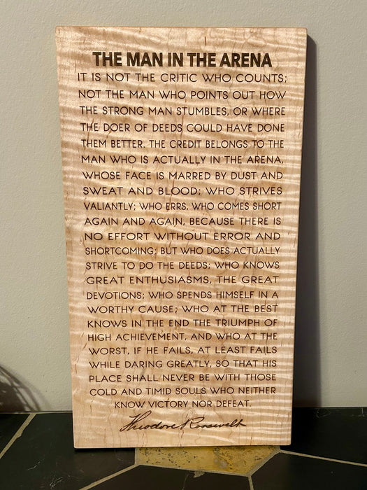 The Man in the Arena