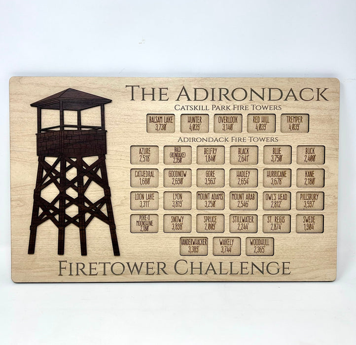 Adirondack Fire Tower Challenge Tracker
