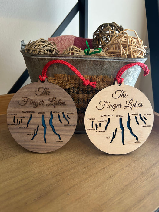 Finger Lakes Christmas Ornaments