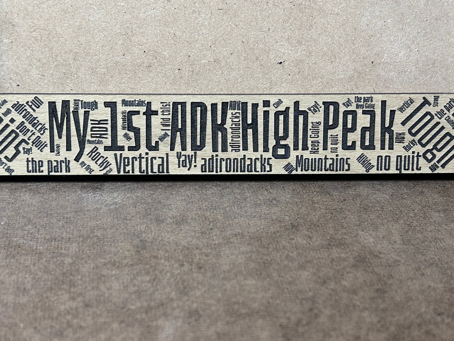 ADK Picture Frame | My First Adirondack High Peak