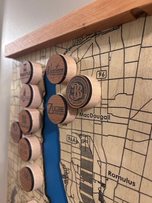 Interactive Seneca Lake Winery Touring Map