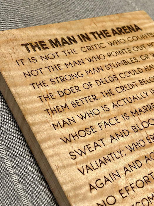 The Man in the Arena