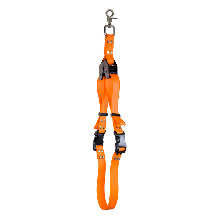 BioThane Grooming Belly Band for small dogs in orange