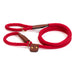 red braided cotton rope slip leash