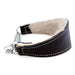 Shearling Lined Martingale Dog Collar Black