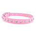 Minnie Maddie Pink Dog Collar for small dogs