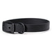 black Biothane dog collar with black buckle and dee ring