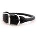 Auburn Leathercrafters Rolled Collar Black