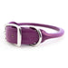 Auburn Leathercrafters Rolled Collar Purple