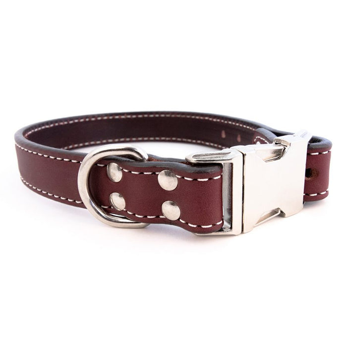 Seneca Side-Release Collar in Burgundy