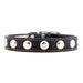 Silver Studded Collar Black