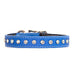 Cobalt Blue Tuscan collar with 1 row crystals