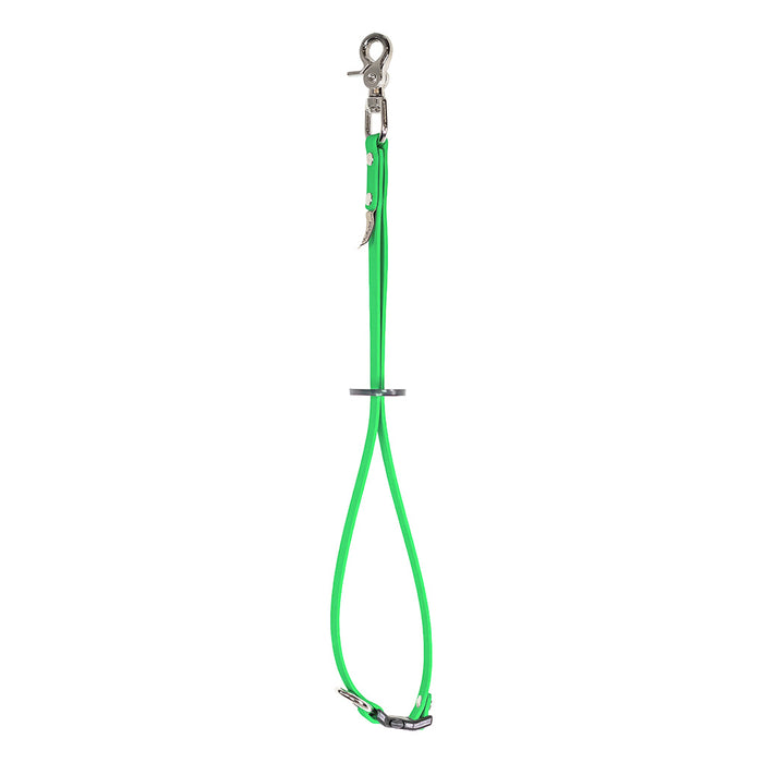waterproof grooming loop with side release buckle in green