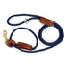 cotton rope slip leash harness navy