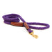 Violet Cotton Rope Snap Leash